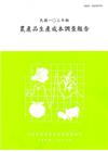 農產品生產成本調查報告103年