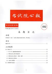 考試院公報第35卷22期-592